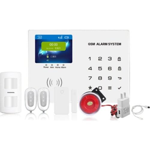 2.8 Inch TFT Monitor Touch Keypad GSM Alarm System APP Remote Control