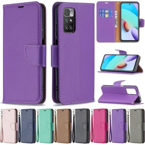 For Xiaomi Mi POCO X3 NFC Lychee Pattern Dirt-resistant Leather Wallet Case Cover For Xiaomi Mi POCO X3 Case With Card Pocket