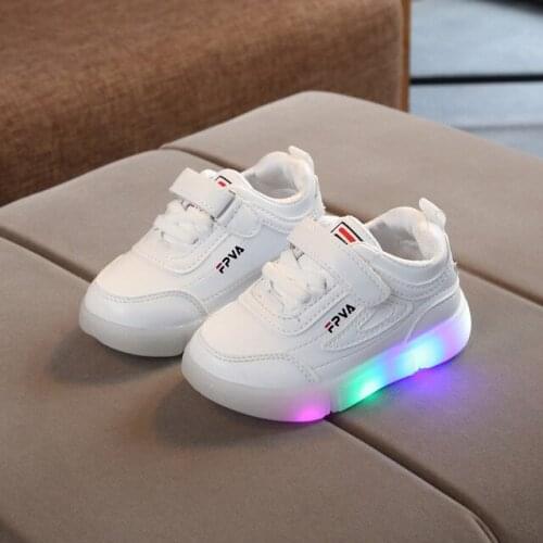 Childrens Shoes Sneakers with Luminous Sole Running Baby Shoes with Lights Children Led Luminous Sneakers for Baby Size 21-30