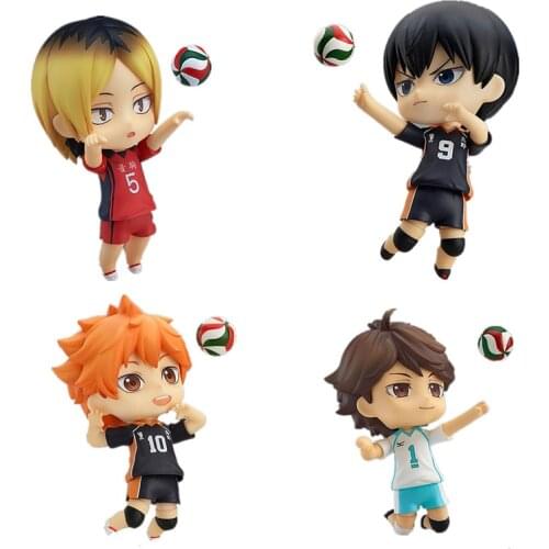 10cm Anime Haikyuu Pvc Action Figures Hinata Shoyo Kageyama Tobio Oikawa Tooru Kozume Kenma Dolls Toys