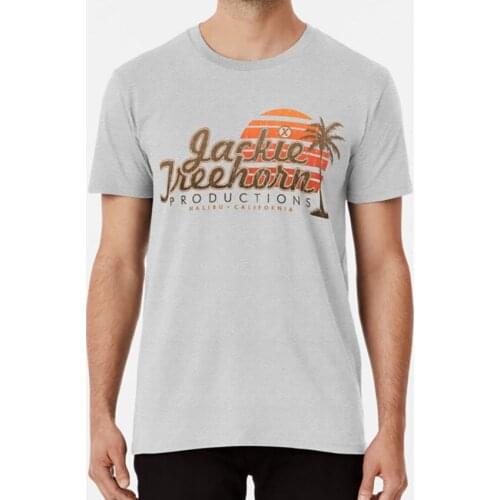 Jackie Treehorn Productions T Shirt Big Lebowski Dude Coen Brothers Funny Movie Retro Distressed