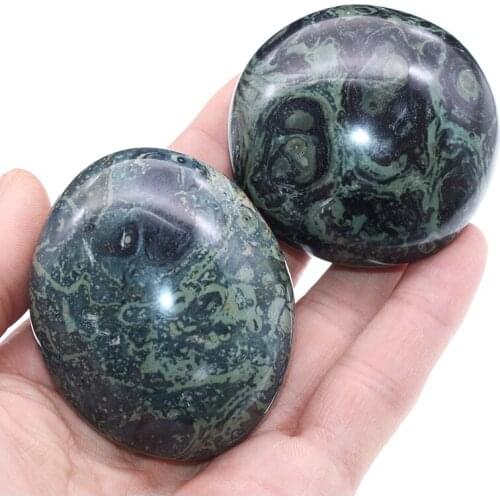 80-100g EYE GREEN KAMBABA JASPER STROMATOLITE FOSSIL Gem Stone Healing