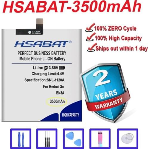 Top Brand 100% New 3500mAh BN3A Battery for Xiaomi Redmi Go in stock