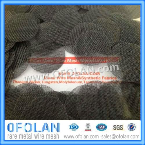 MO1>99.95%) Hole size 0.26mm(60 mesh) uncoated molybdenum wire mesh 100mmX1000mm stock supply