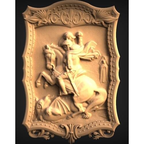 STL Model Panno for CNC Router 3D Printer Artcam Aspire Bas Relief (762)