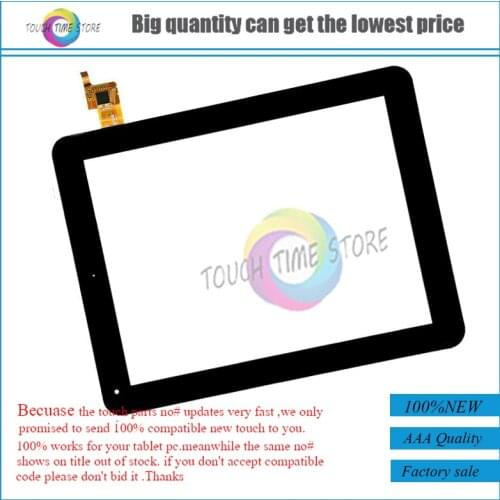 New 9.7 inch Touch Screen Digitizer Glass For Bliss Pad R9733 tablet PC Free shipping