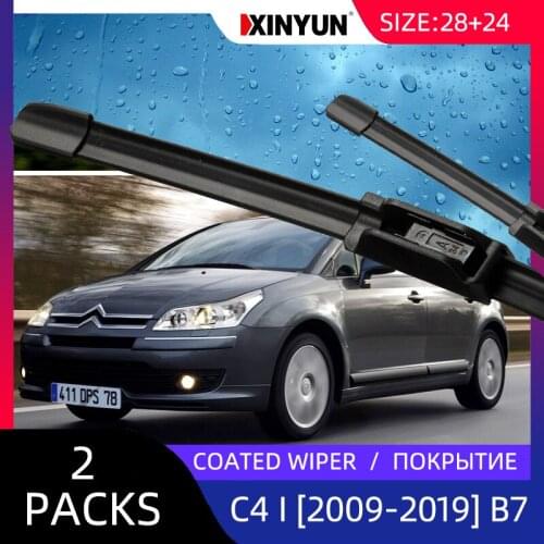 Coated wiper Front Wiper Blades For Citroen - C4 I (LC_) [2004-2011] Windshield Windscreen Front Window 30"26"