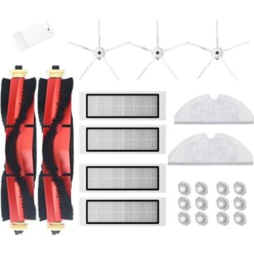 Suitable for Xiaomi Roborock S5 MAX S6 S60 S65 S5 S50 E35 Vacuum Cleaner Accessories White Five-Arm Side Brush