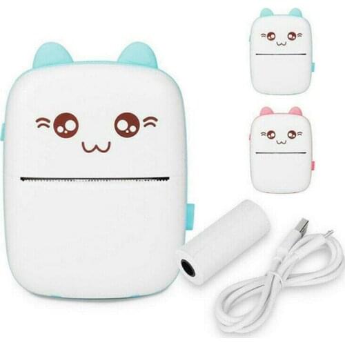 Mini Portable Photo Pocket Label Sticker Receipt Printer Mobile Thermal Printer Stable V4.0 200 DPI Label Sticker Receipt Printe