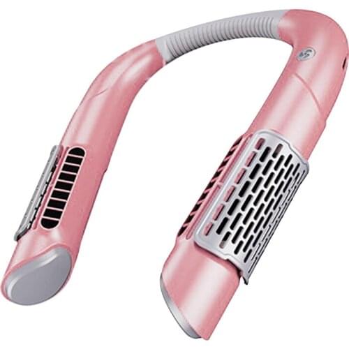 Portable Neck Fan,USB Rechargeable Fan, Bladeless Fan Design, Suitable for Office, Home, Outdoor Sports