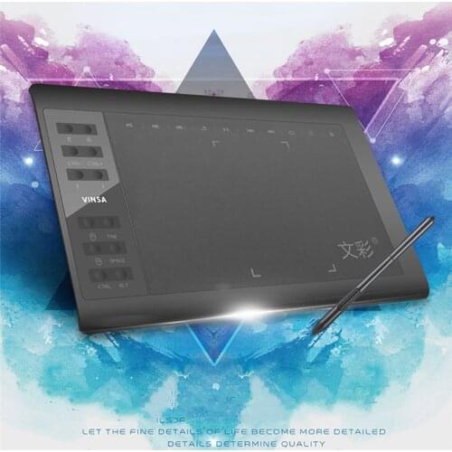 10 Inch tableta grafica Professional graphic tablet drawing tablet 12 Express-Keys with 8192 Levels Battery-Free Stylus Holder