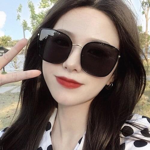 Out Door New Anti-Reflective Women Sunglasses Mirror Fashion Square Metal Glasses Frame Oversized Men Sun Glasses Uv400