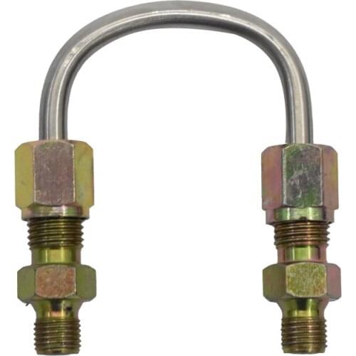 TUXING U-Shaped Tube Copper Tube Stainless Steel Connector Adapter for Two Stage Filtration PCP Oil-water Filter Separator M10*1