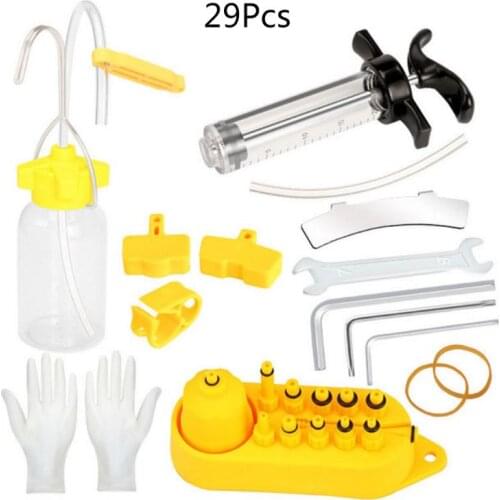 Universal Bicycle Hydraulic Disc Brake Oil Bleed Kit MTB Bike Brake Repair Tools U2JB