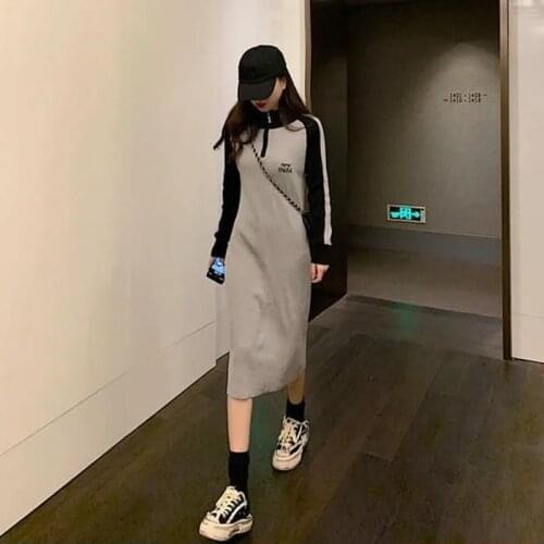 Модные вязаные платья Whisperyyy China At AliExpress