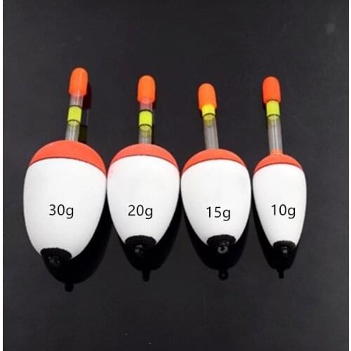 1pcs 10g-30g Foam Fishing Float Buoy Tube Foam Float Bobber Fishing Light Stick for Fishing Tackle Fishing Bobber Float