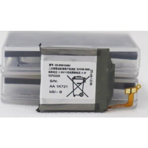 5pcs/lot Battery 270mAh EB-BR810ABU Battery for SAMSUNG GALAXY S4 Watch 42mm SM-R810 SM-R815 Batteries