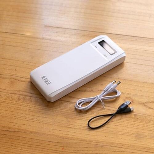 No Battery) QD188-PD Dual USB QC 3.0 + Type C PD DC Output 8x 18650 Batteries DIY Power Bank Box Holder Case Fast Charger For