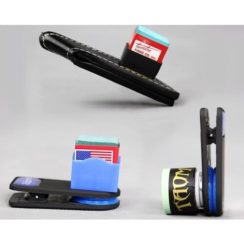 HUNTER Chalk Holder Magnetic Billiard Chalk Holder Multiple Shapes Chalk Tip Holder 3 Styles Pool Snooker Billiards Accessories