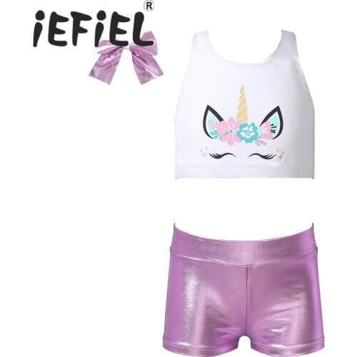 Kids Girls Cosplay Costumes Party Ballet Dancewear Gymnastics Leotard Outfit Set for Birthday Gift Ballet Class Performance