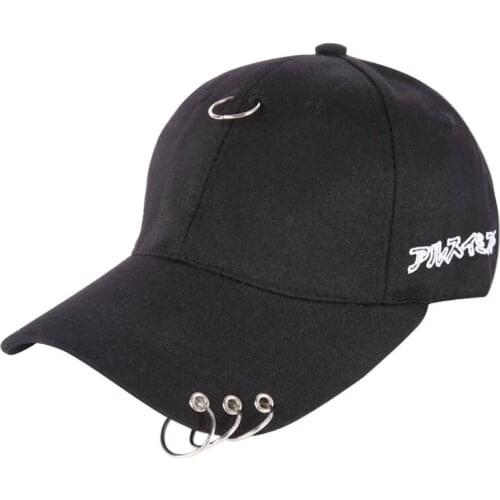 Cap with ring minusone gd style curved ring unisex hats baseball cap men women snap back Baseball New