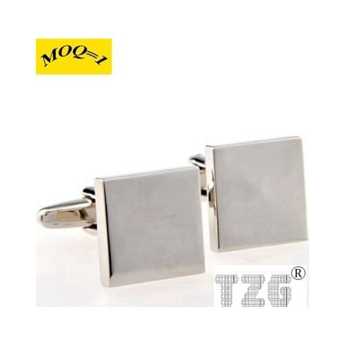 Square Metal Cufflink Cuff Link 1 Pair Free Shipping Promotion