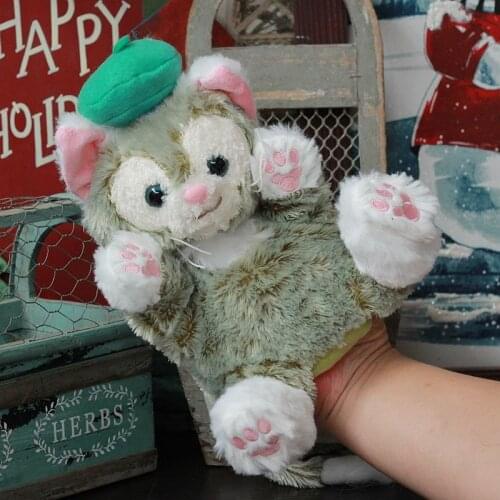 Disney Lovely Duffy Bear ShellieMay Gelatoni Stella Lou Stuffed Plush Hand Puppet Gifts for Kids Funny Plush Toys Play With Kids