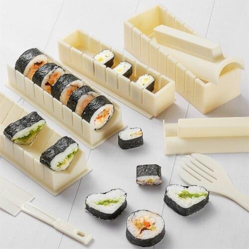 Sushi Maker Rice Mold Hoge Kwaliteit Japanse Rijst Bal Cake Roll Mold Multifunctionele Mould Maken Sushi Gereedschap 3 styles