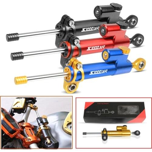 Moto CNC Motorcycle Steering Damper Stabilizer Linear Reversed Safety Control Over For BMW S1000RR S1000XR S1000R S1000 R RR XR