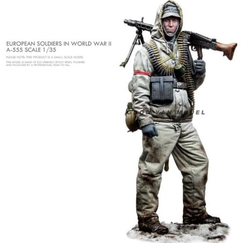 1/35 Resin model kits DIY figure self-assembled A-555