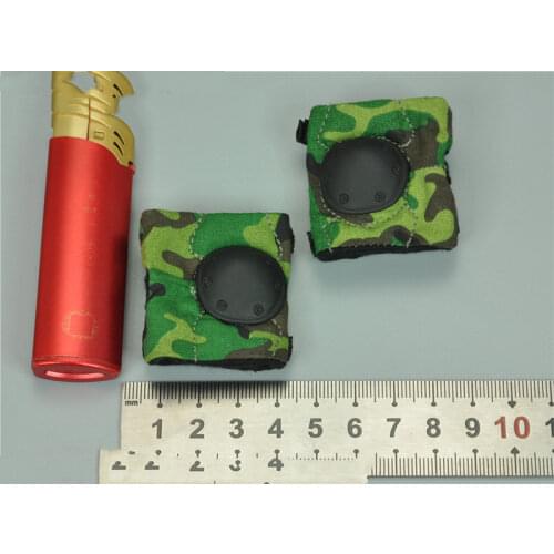 1/6 Scale FS73019 Army Machine Gunner Knee Pad Knee Protect Models for 12''Action Figures Bodies Accessories