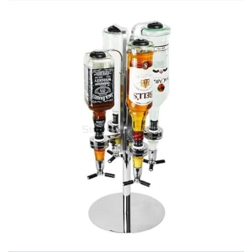 Wall Mounted 6 Station Liquor Dispenser Wine Dispenser Alcohol Bottle Dispenser Drinking Pourer Bar Accessories