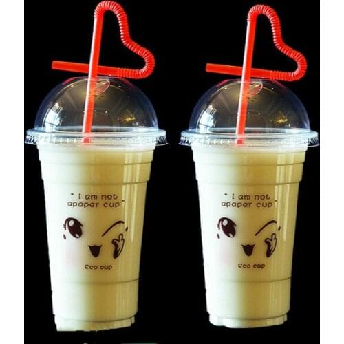 1000pcs Ferimo Disposable PP plastic cup 95 caliber high transparent tea coffee drink packaging cup wholesale customizable logo