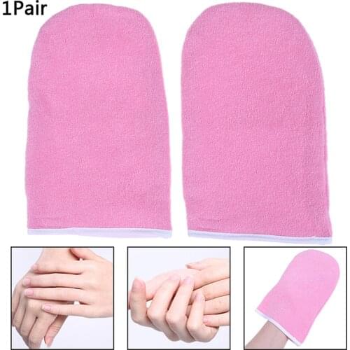 Hand Gloves for Warmer Wax Heater Professional Mini SPA Cotton 1pair Wax Protection Gloves Paraffin Wax Protection