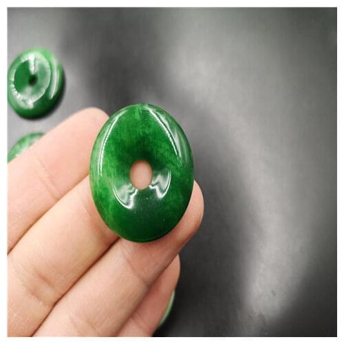 Natural Jade Pendants Hand-Carved Green Jade Pendant Jadeite Necklaces Men for Women Fashion Jewelry