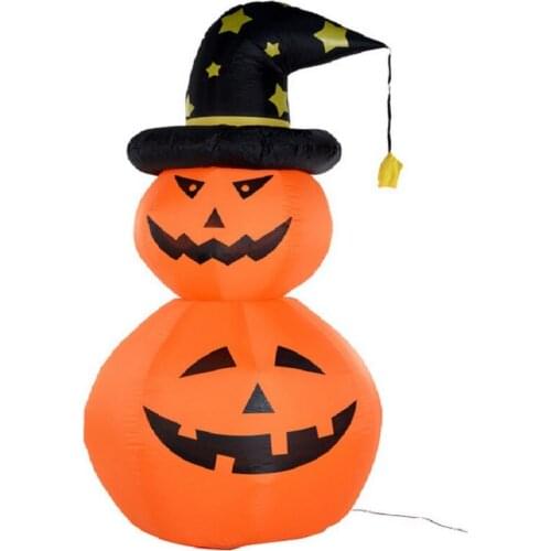 Popular customized inflatable pumpkin with light for halloween