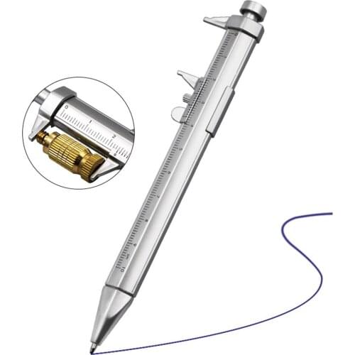 3/5/10PCS Funny Multifunction Vernier Caliper Ballpoint Pen Roller Ball Pen School Office Student Writing Stationery Supplies