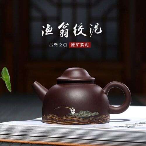 Hand fisherman recommended authentic warping clay ore wholesale custom support a drop shipping manufacturers the teapot