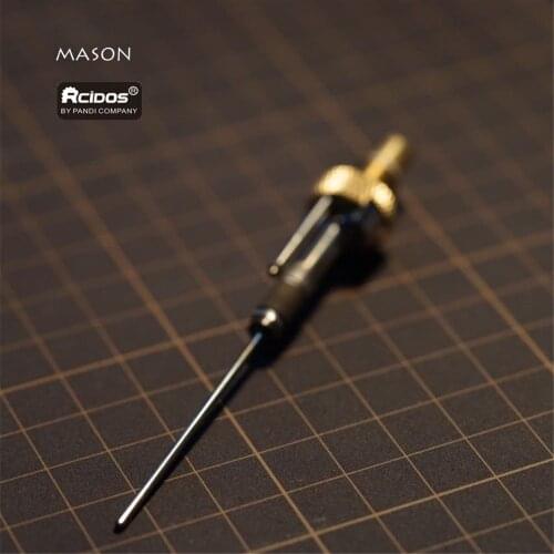 MASON Watch Band Hole burnisher Leather Creaser Heater Tips,Pricking Iron 1.6mm,1pcs price,RCIDOS Supply 7-10 Days Ship Out