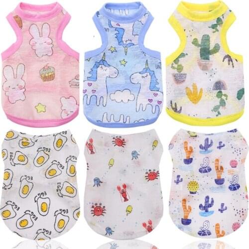 Sunscreen Cool and Breathable Dog Vest Cat Pet Clothes Small and Medium-sized Dogs Spring and Summer New Products Dog Clothes