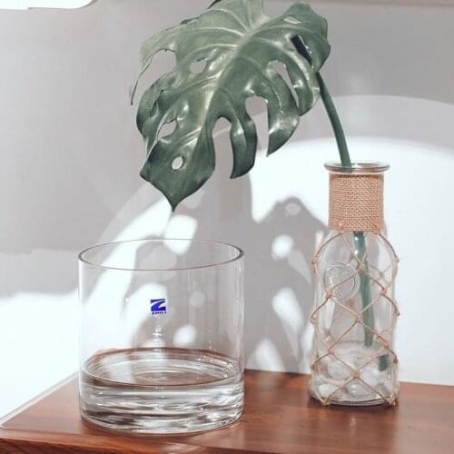 Super large transparent glass vase modern simplicity home decoration accessories Nordic cylindrical dry flowers hydroponic