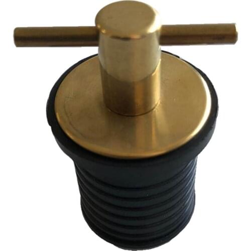 Universal Durable Anti-knock Brass Handle Handle Drain Plug for Boat