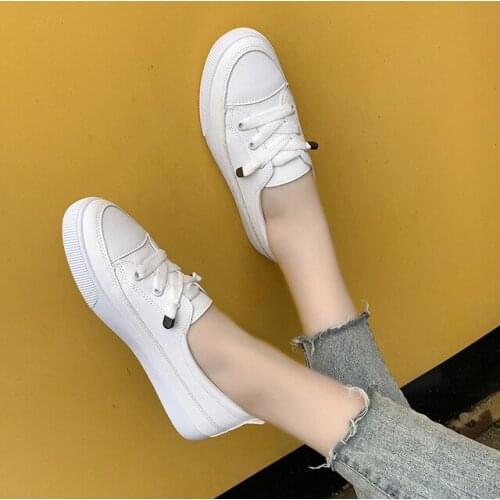 Women Sneakers Fashion Shoes 2021 Spring Casual Flats Sneakers Female New Fashion Comfort White Vulcanized Shoes