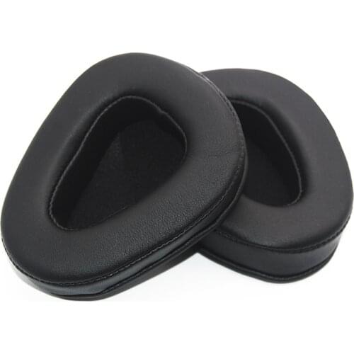 1 Pair Durable Protein PU Leather Earpads Cushion Cover for Skullcandy Aviator 2.0 Headphones Headset