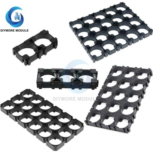 10 PCS/lot 18650 Battery Holder 1*2 1*3 3*6 3*5 4*5 ABS Cell-Cylindrical Bracket Lithium Cells Spacer Heat Shell For Power Bank