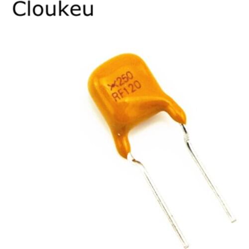 10Pcs TRF250-120 PPTC Resettable fuse 250V 0.12A 120MA RF120