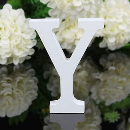 8cm Letter Y Wooden Freestanding Letters Alphabet Wedding Party Home Decorations