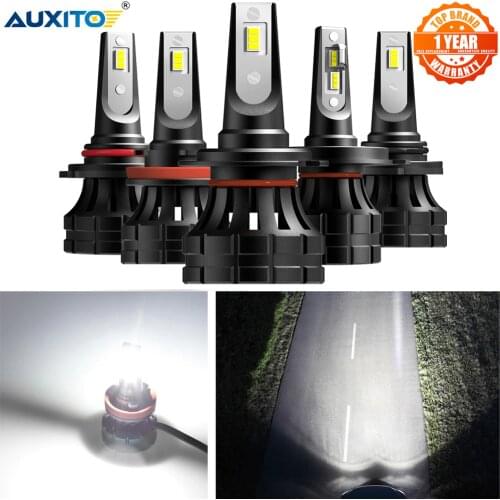 AUXITO 2x H11 H7 H4 9003 9012 9005 9006 LED Headlight Car Light Bulb For Audi Nissan Peugeot Honda KIA Hyundai LADA BMW Renault