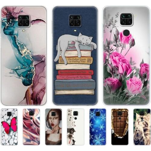 For Xiaomi Redmi Note 9S Case Silicon Painting Soft TPU Back cover For Redmi Note 9 Pro Fundas Coque 6.67" Painted Shells