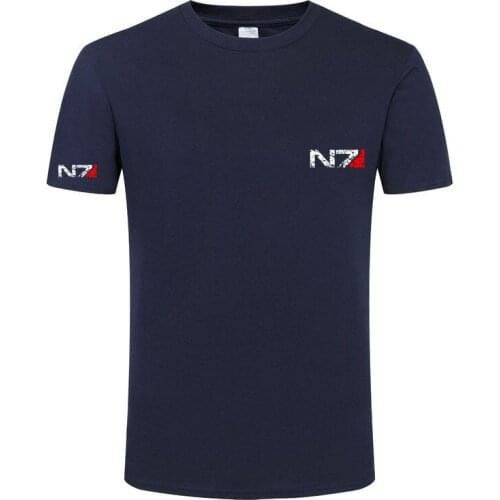 N7 Special Forces T-Shirt Men T Shirt Team Shirts Summer Black Clothing Tee Mass Effect TShirt Men Anime Women T Shirt XS-XXXL